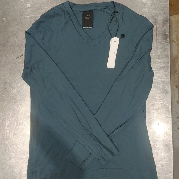Brand New G-Star RAW CorrectLine Vernon V T L/S Ox Blue Size XXXL - Picture 1 of 4